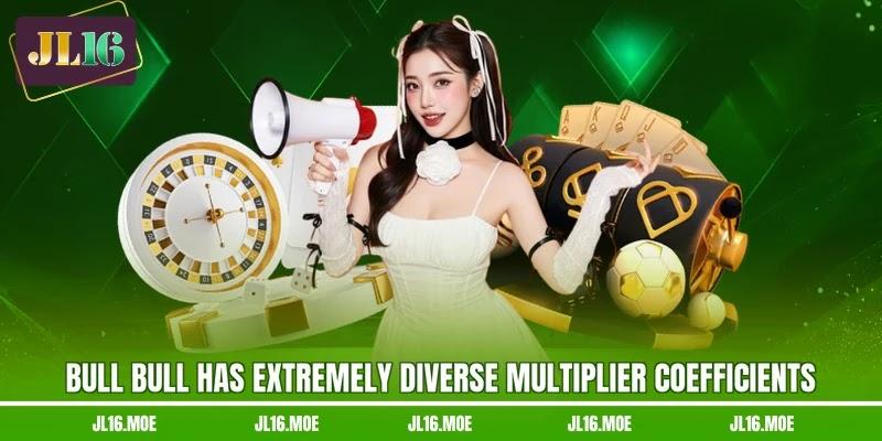 Bull Bull has extremely diverse multiplier coefficients Bull Bull has extremely diverse multiplier coefficients