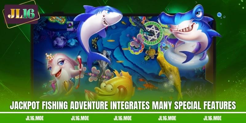 Jackpot Fishing Adventure integrates many special features