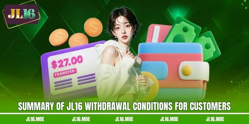 Summary of JL16 withdrawal conditions for customers